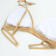 High Waist Stripe Bikini Set for Women