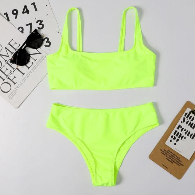 Ensemble de bikini taille haute premium pour femmes