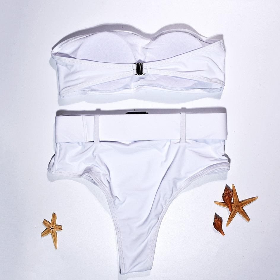 Ensemble de bikini taille haute premium pour femmes