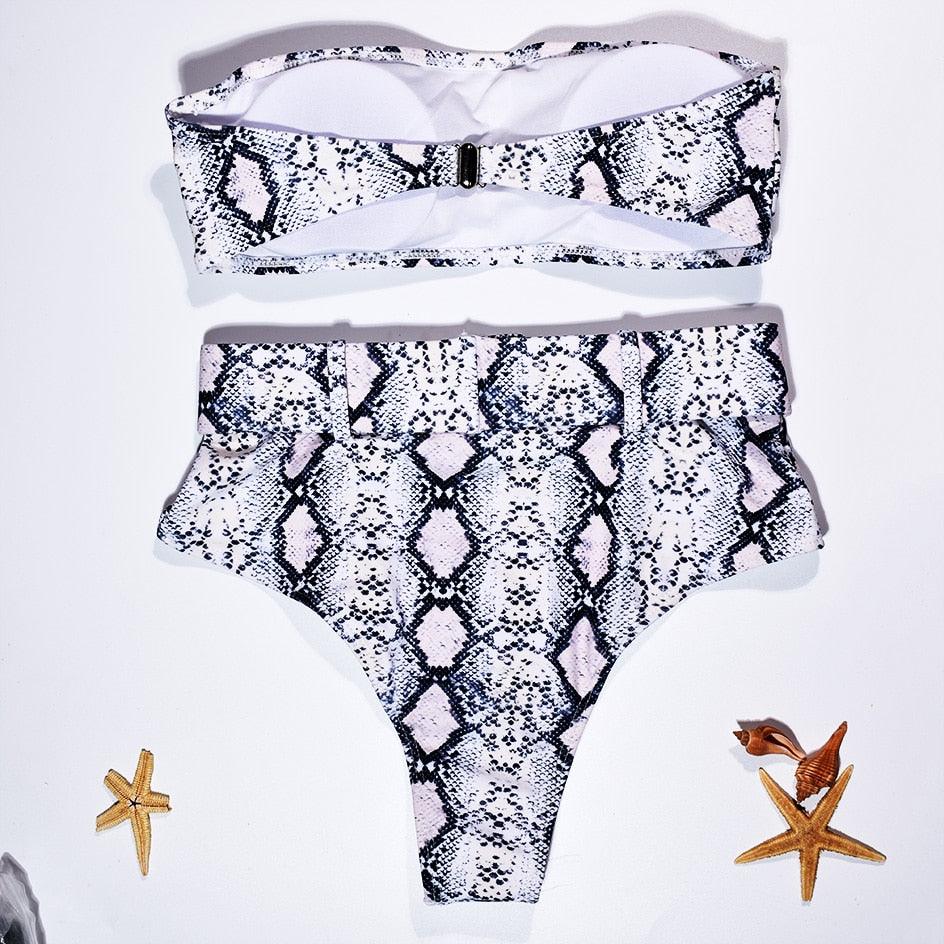 Ensemble de bikini taille haute premium pour femmes