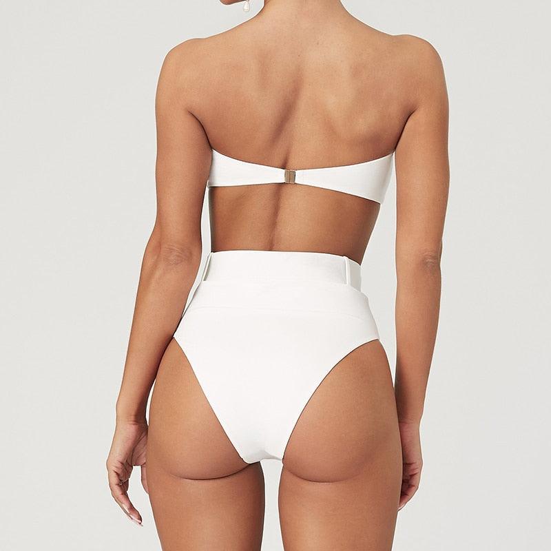 Ensemble de bikini taille haute premium pour femmes