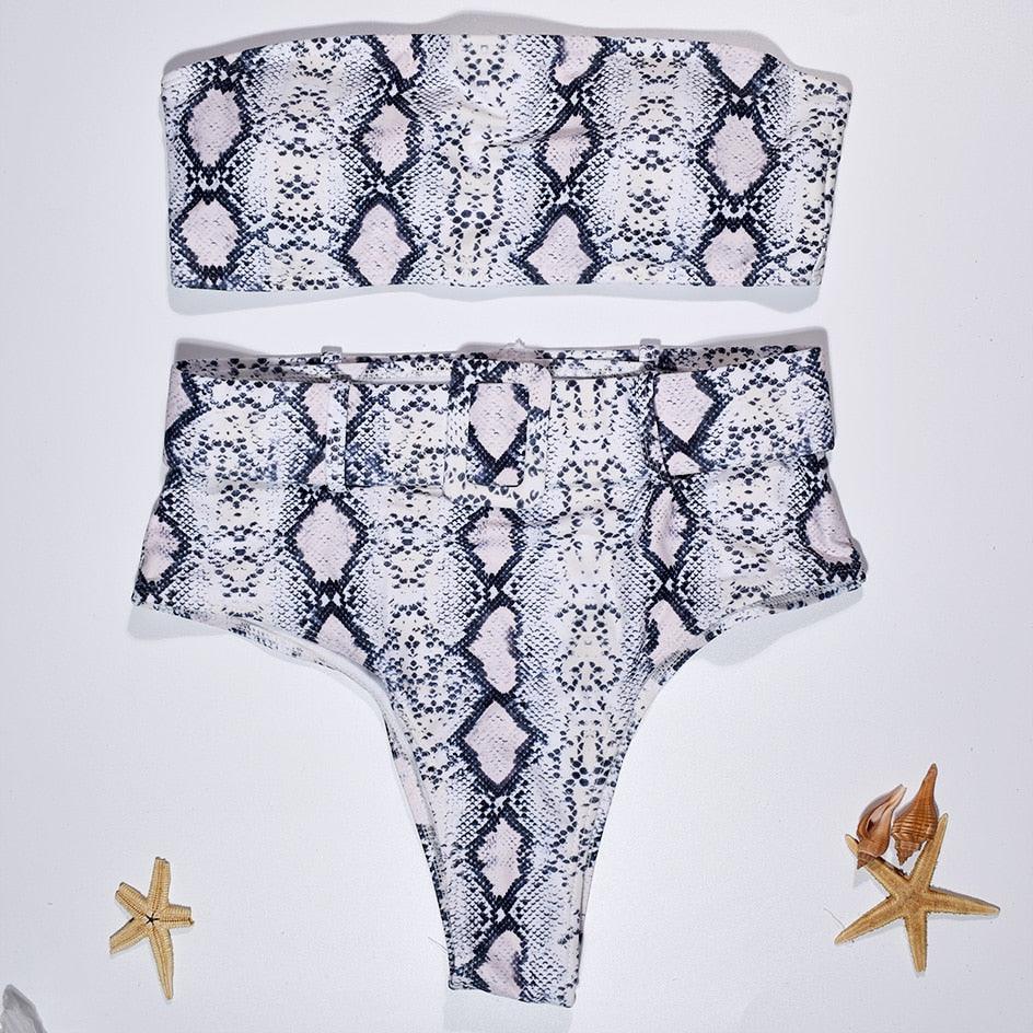 Ensemble de bikini taille haute premium pour femmes
