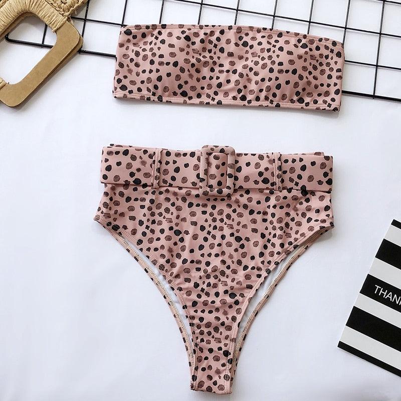 Ensemble de bikini taille haute premium pour femmes