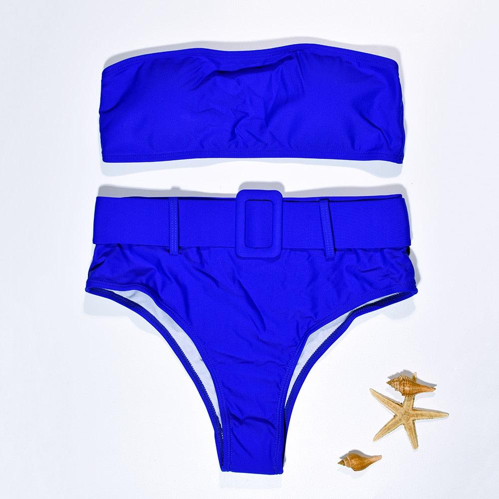 Ensemble de bikini taille haute premium pour femmes