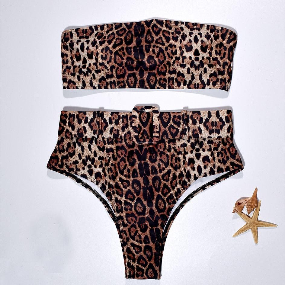 Ensemble de bikini taille haute premium pour femmes