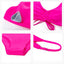 Ensemble de bikini à taille haute imprimé léopard pour femmes