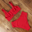 Ensemble de bikini à taille haute imprimé léopard pour femmes