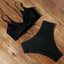 Ensemble de bikini à taille haute imprimé léopard pour femmes