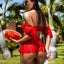High Waist Flounce Bikini Set for Women