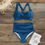 Elegant High Waist Halter Bikini Set for Women
