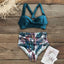 Elegant High Waist Halter Bikini Set for Women