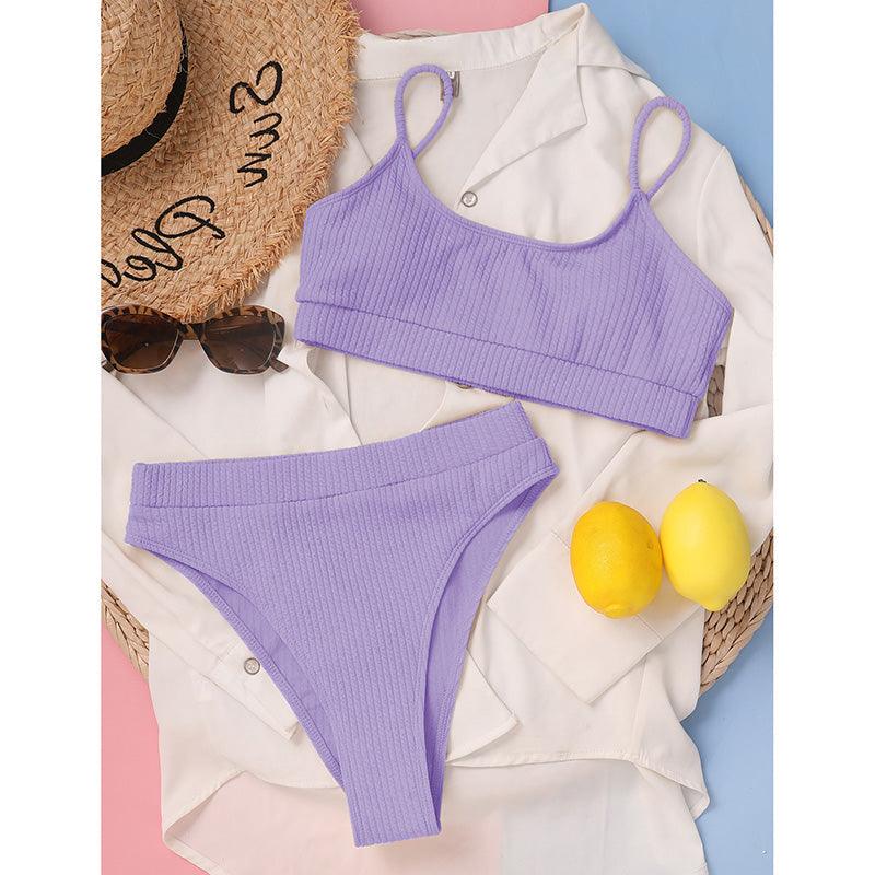 Ensemble de Bikini Taille Haute Premium pour Femmes
