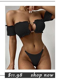 Ensemble de Bikini Taille Haute Premium pour Femmes