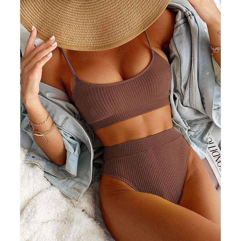 Ensemble de Bikini Taille Haute Premium pour Femmes