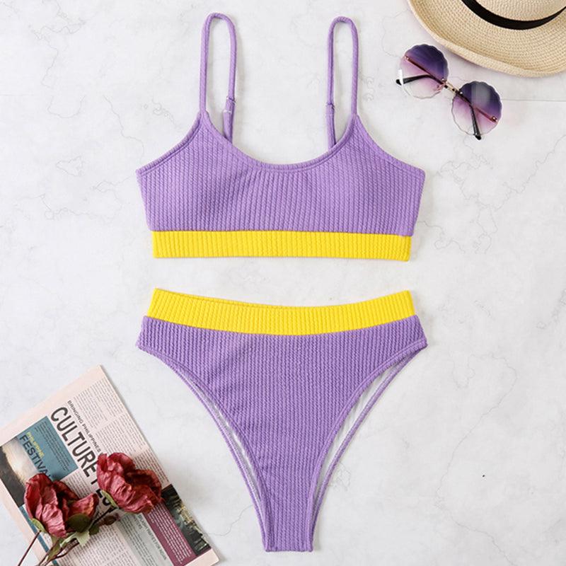 Ensemble de Bikini Taille Haute Premium pour Femmes