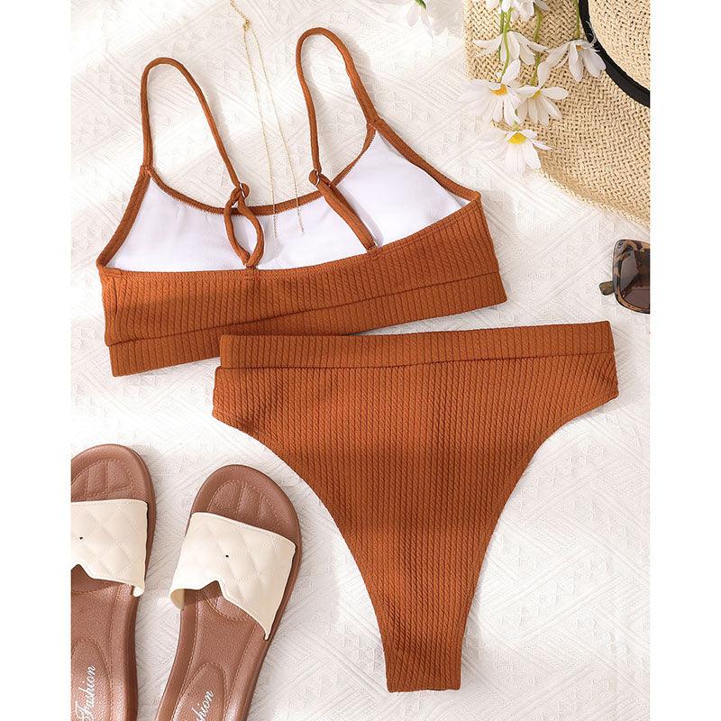 Ensemble de Bikini Taille Haute Premium pour Femmes