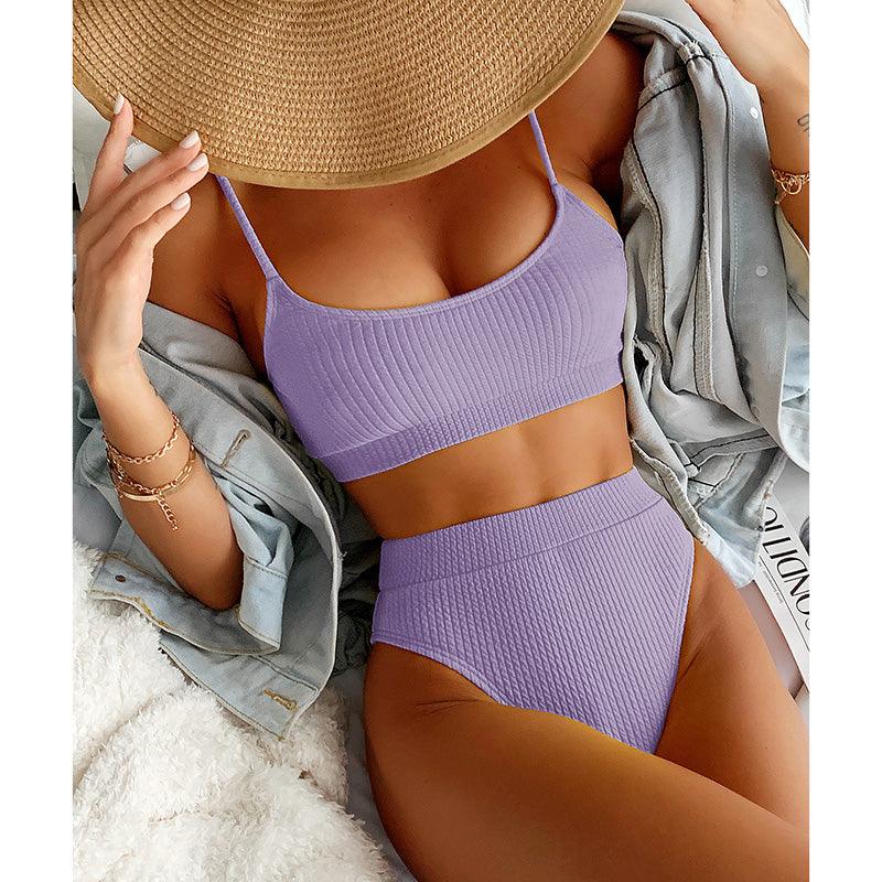 Ensemble de Bikini Taille Haute Premium pour Femmes