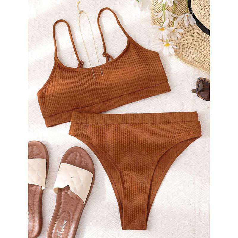 Ensemble de Bikini Taille Haute Premium pour Femmes