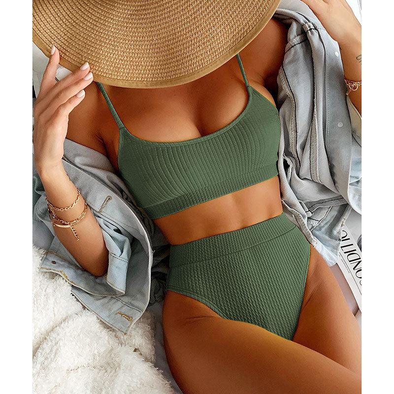 Ensemble de Bikini Taille Haute Premium pour Femmes
