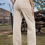 High Waist Cargo Straight Jeans - Korvel