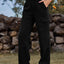 High Waist Cargo Straight Jeans - Korvel