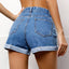 High Waist Denim Shorts - Korvel