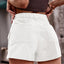 Shorts en denim taille haute premium avec poches