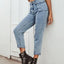 High Waist Straight Leg Jeans - Korvel