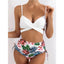 Chic High-Waist Floral Bikini Set - 3-Piece Summer Swimwear for Women - Korvel