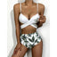 Chic High-Waist Floral Bikini Set - 3-Piece Summer Swimwear for Women - Korvel