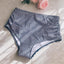 High Waist Leaf Print Bikini Set for Women