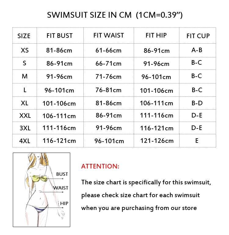 High Waist Leaf Print Bikini Set for Women