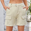 High Waist Washed Denim Shorts - Korvel