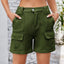 High Waist Washed Denim Shorts - Korvel
