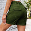 High Waist Washed Denim Shorts - Korvel