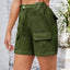 High Waist Washed Denim Shorts - Korvel