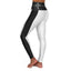 Leggings de Yoga de Cintura Alta - Blanco y Negro