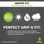 Guantes de Golf HIRZL Grippp Fit - Blanco/Negro