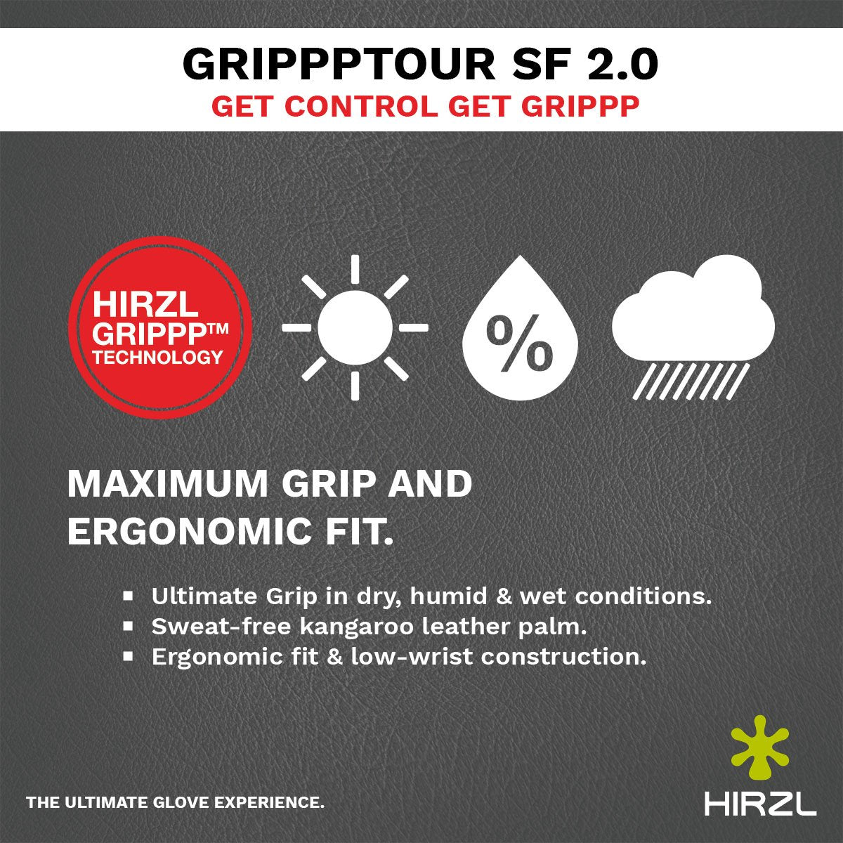 HIRZL Tour SF 2.0 Leather Bike Gloves