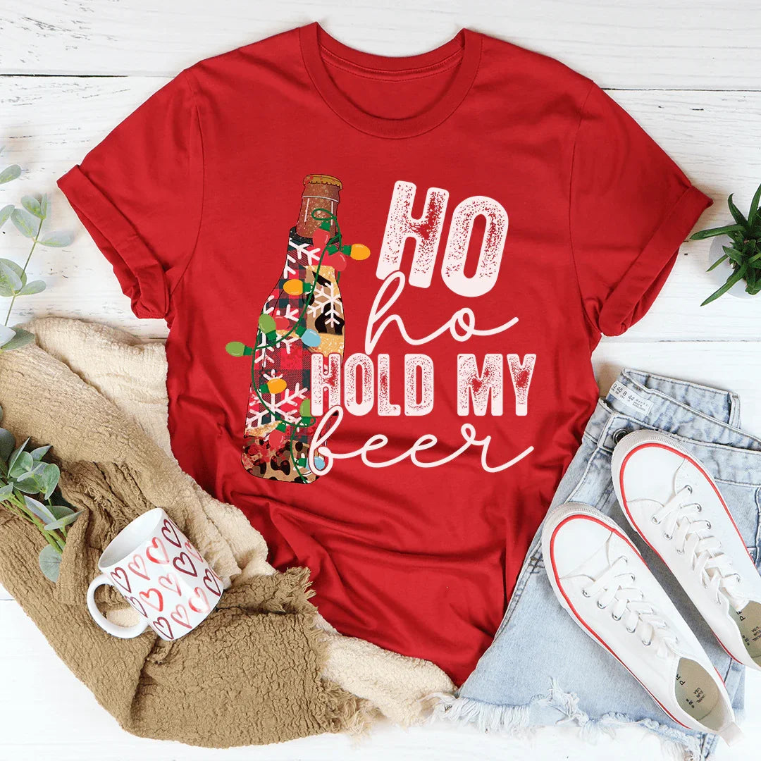 Camiseta Ho Ho Hold My Beer