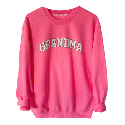 Collegiate GMA Pink Printed Grandma Sweatshirt