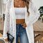 Hollow woven sweater without buttons air-conditioned sweater casual jacket - Korvel