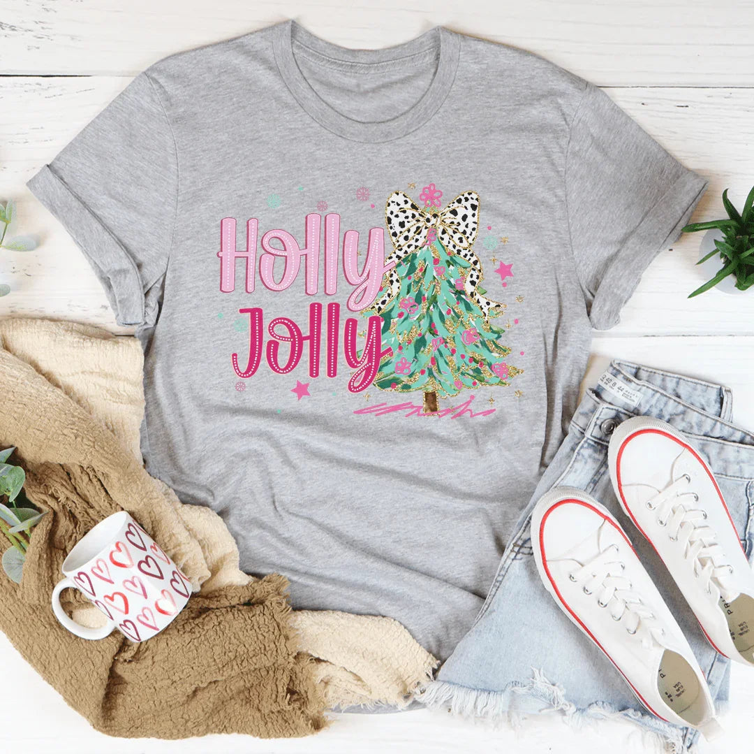 Holly Jolly Tee - Festive Comfort for the Holidays