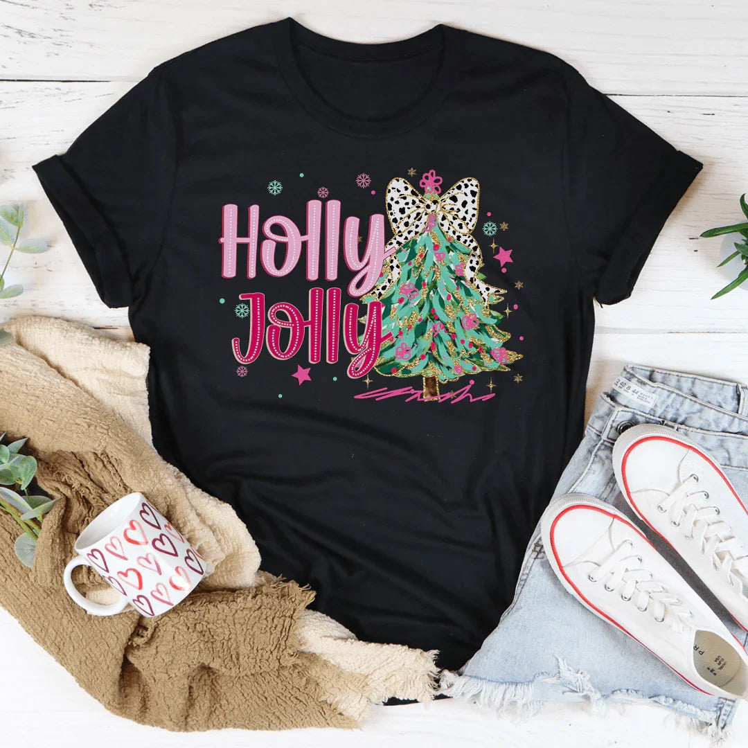 Holly Jolly Tee - Festive Comfort for the Holidays