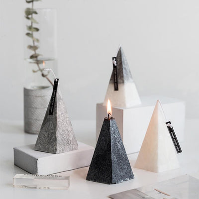 Bougies aromatiques en forme d'iceberg 3D pour la décoration intérieure