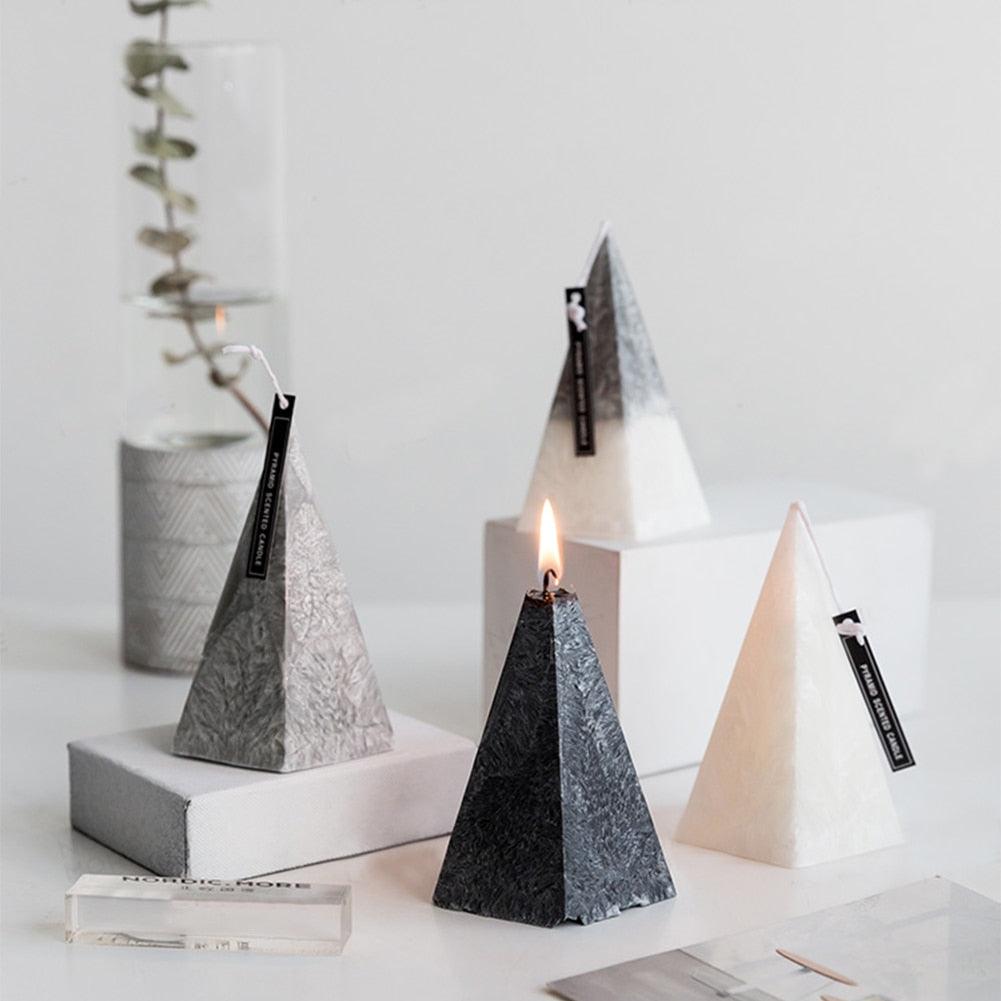 Bougies aromatiques en forme d'iceberg 3D pour la décoration intérieure