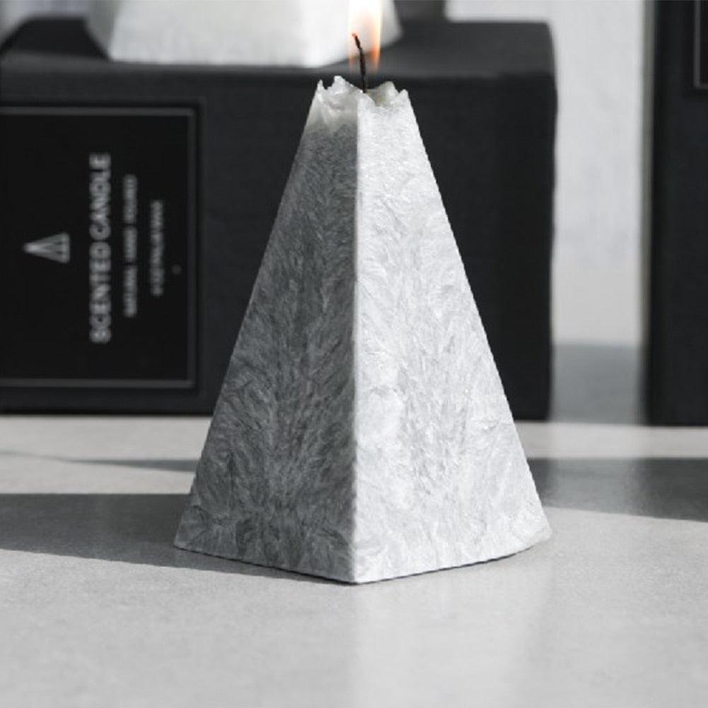 Bougies aromatiques en forme d'iceberg 3D pour la décoration intérieure