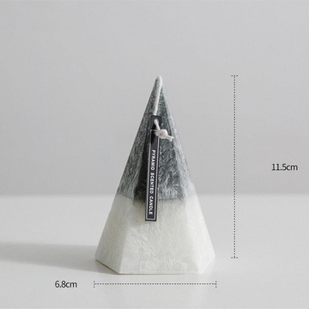 Bougies aromatiques en forme d'iceberg 3D pour la décoration intérieure