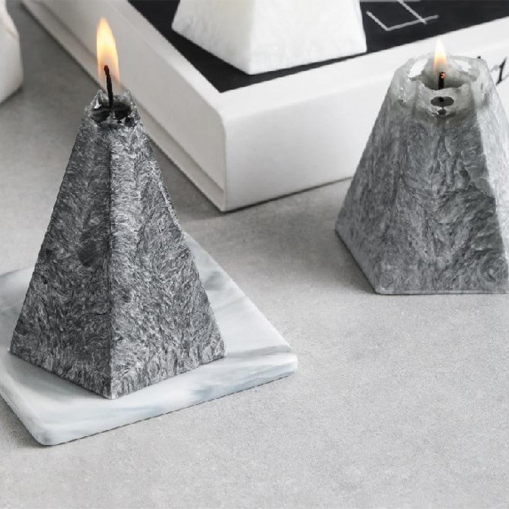 Bougies aromatiques en forme d'iceberg 3D pour la décoration intérieure