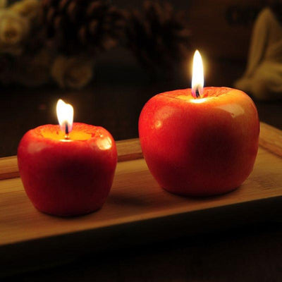Bougies parfumées en forme de pomme créatives pour toutes les occasions